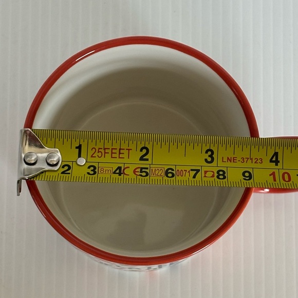 10 Strawberry Street Sweater Weather Ceramic Mug Fall Winter Leaves 14 oz Cup - Picture 8 of 8